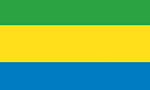 Gabon Visa flag