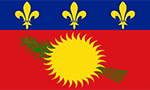 Guadeloupe Visa flag